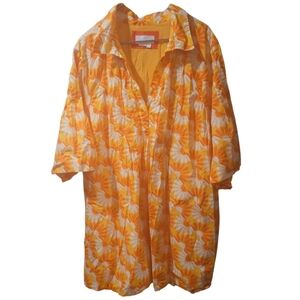 Anthropologie V-Neck Tunic Dress 3X Plus Size